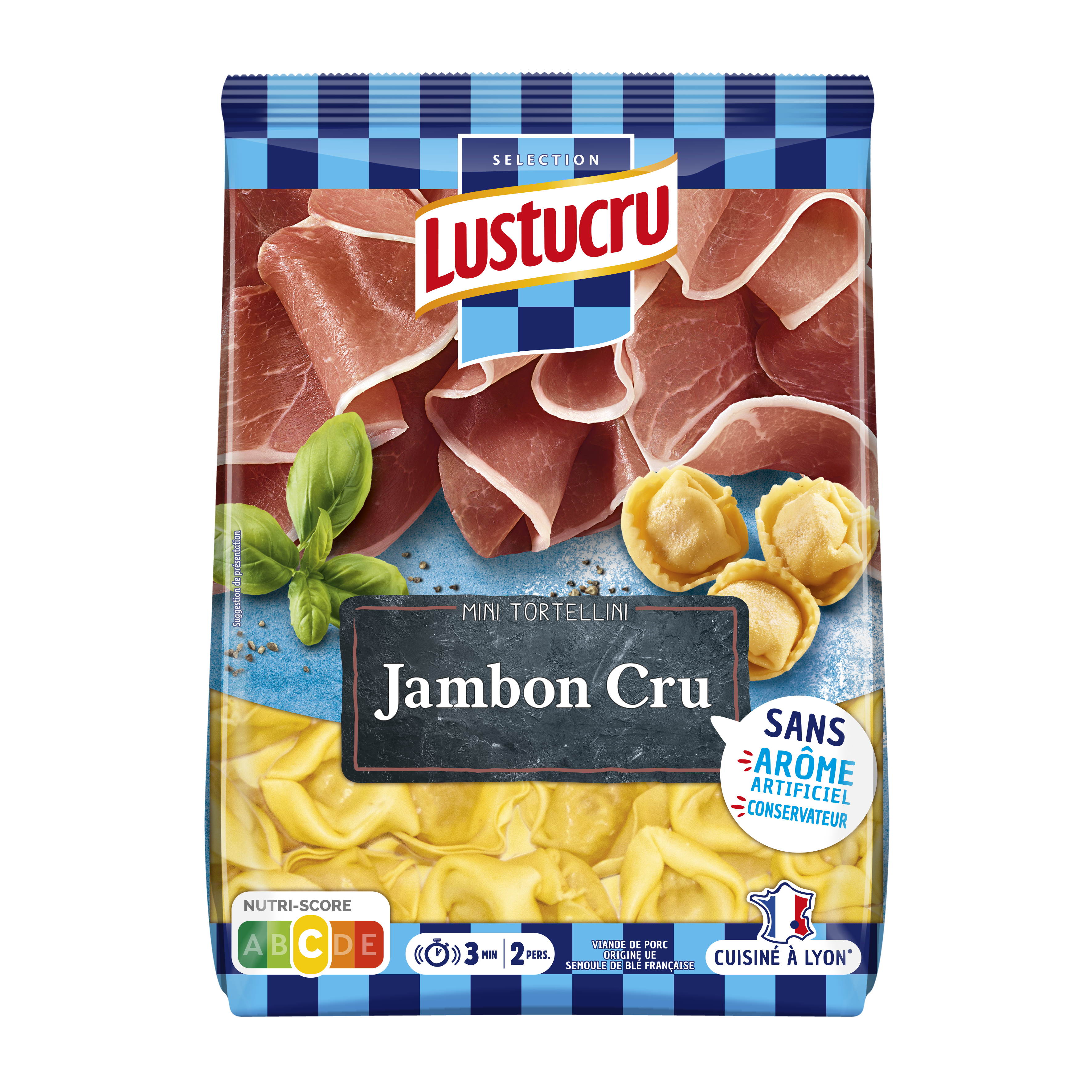 Tortellini Jambon Cru Avec Quelle Sauce Tortellini frais Jambon Cru 250g - Tortellini Cuisson à l'eau | Lustucru  Sélection